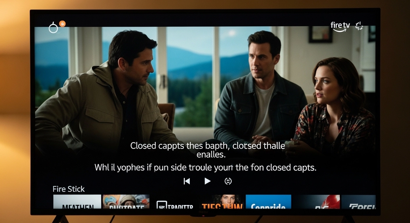 firestick closed caption
