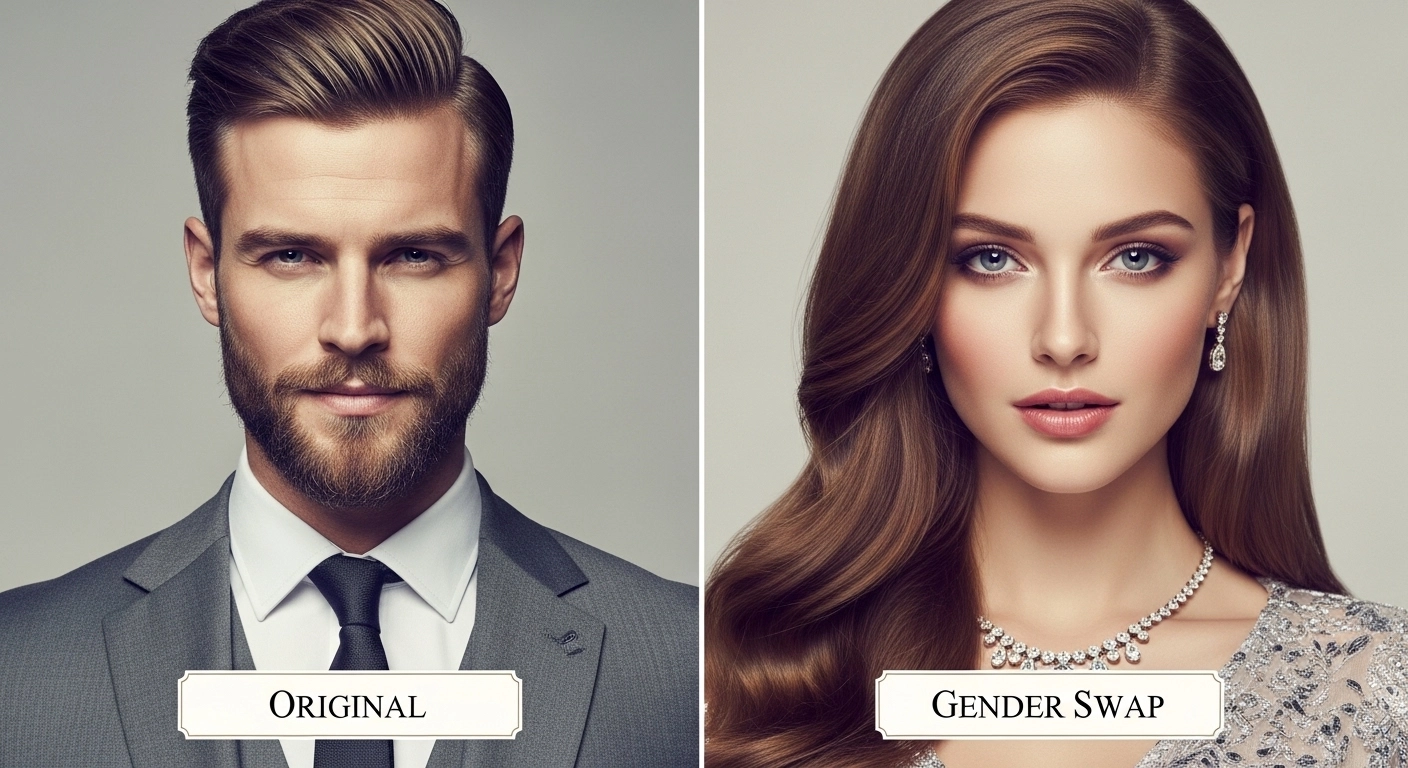 gender swap captions