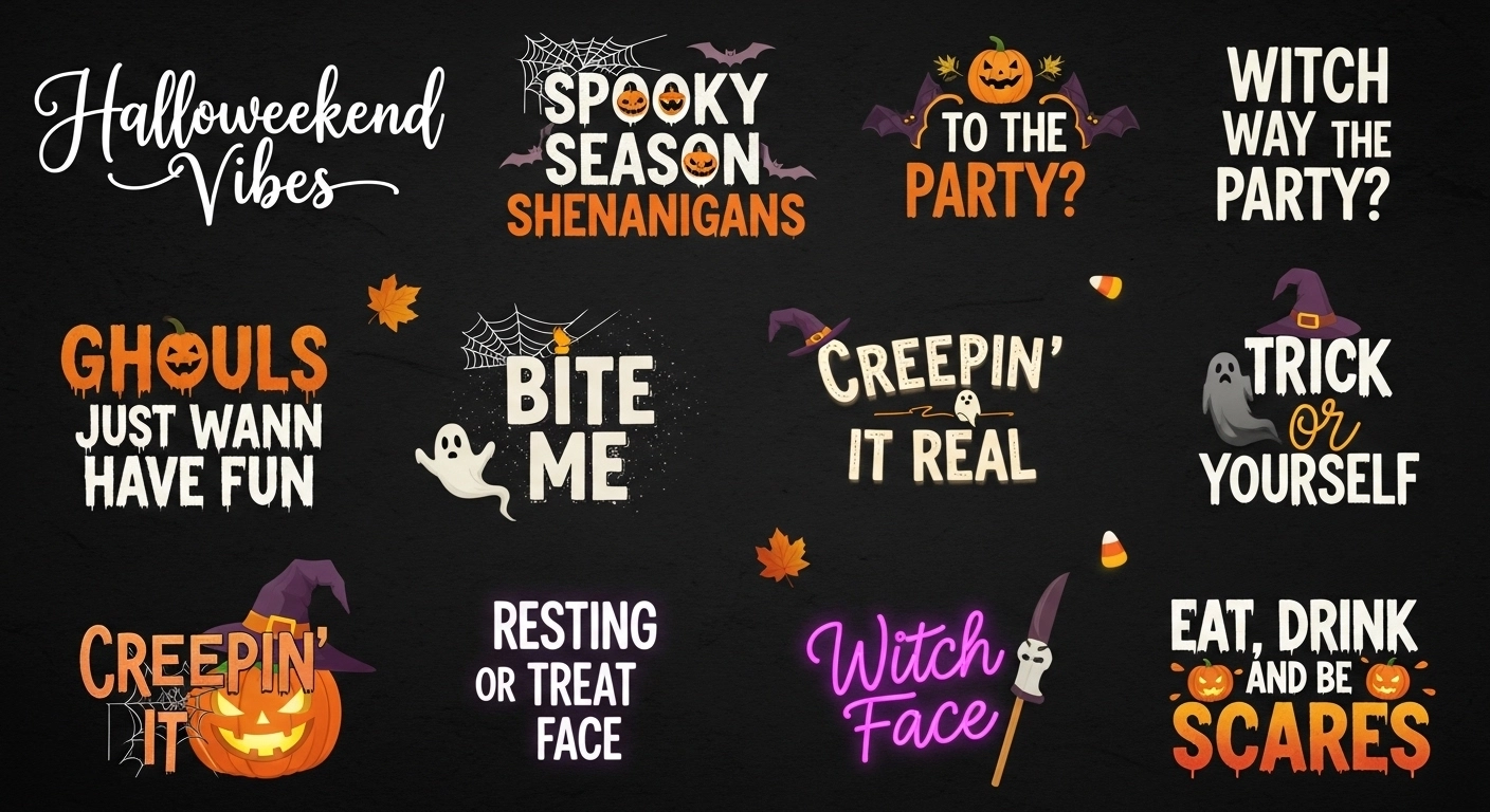 halloweekend captions