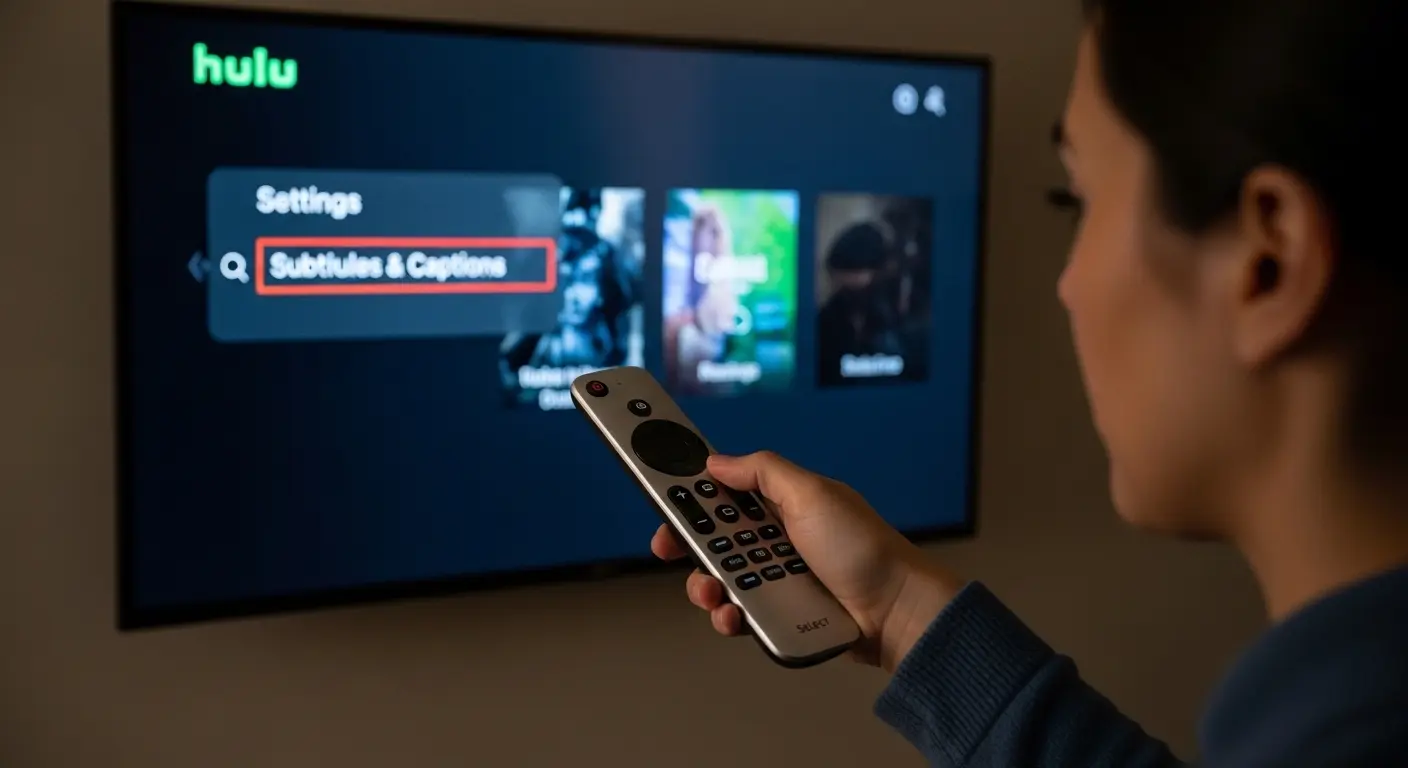 how do you get closed captions on hulu