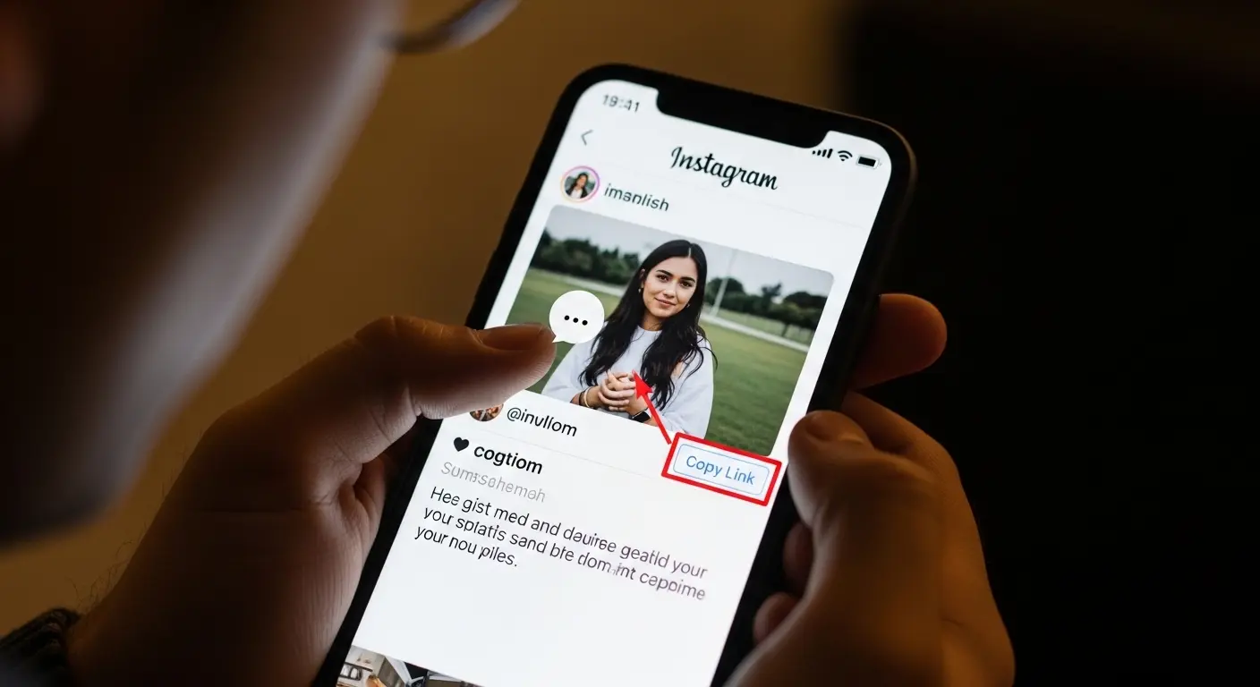 how to copy ig captions