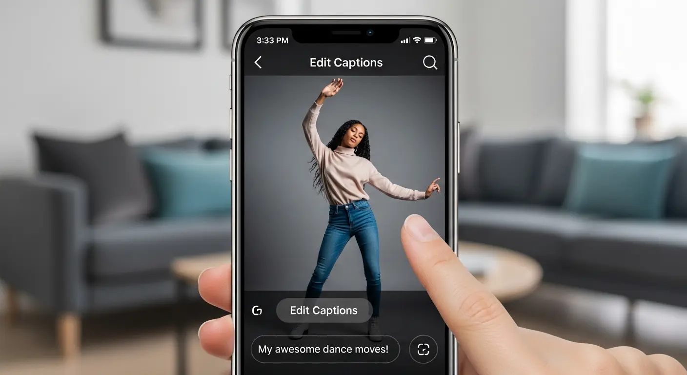 how to edit captions on tiktok