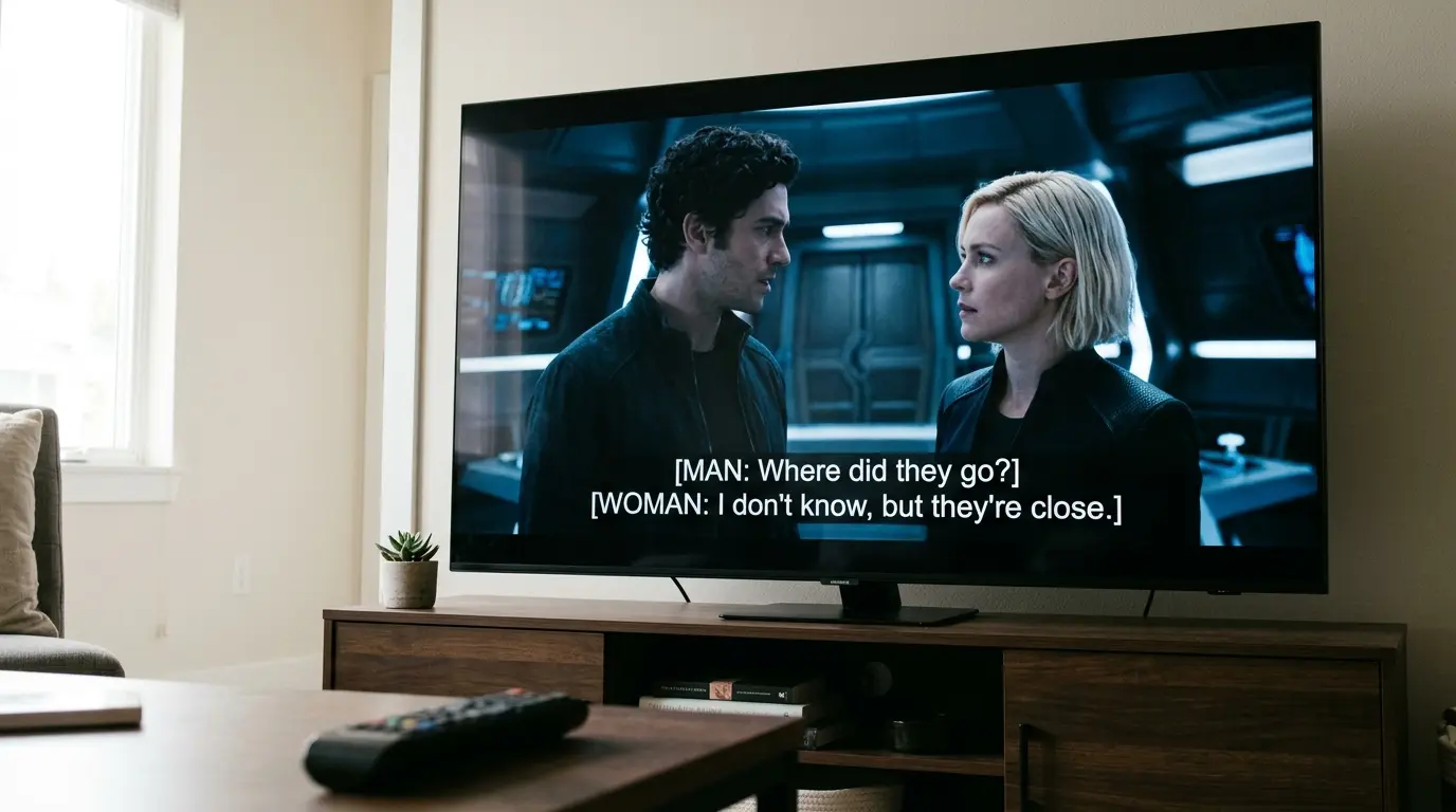how to remove closed caption on samsung tv